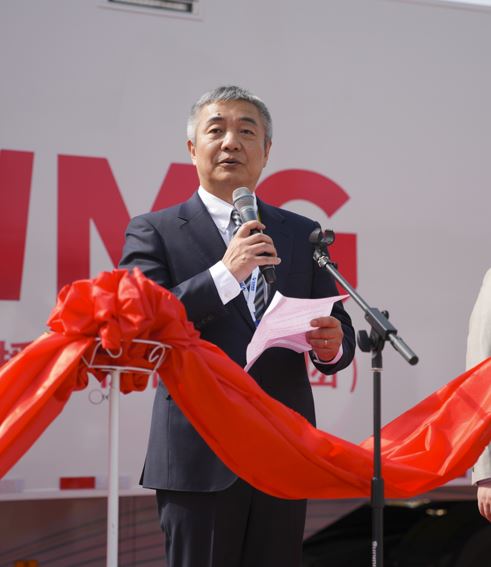 乐动网消费电子与专业系统本部总裁谢飚致辞