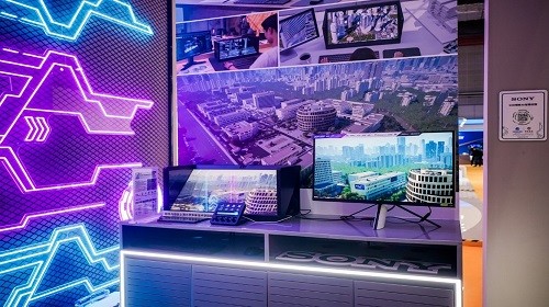 AI体验区索尼空间现实显示屏(SRD)裸眼3D智慧校园